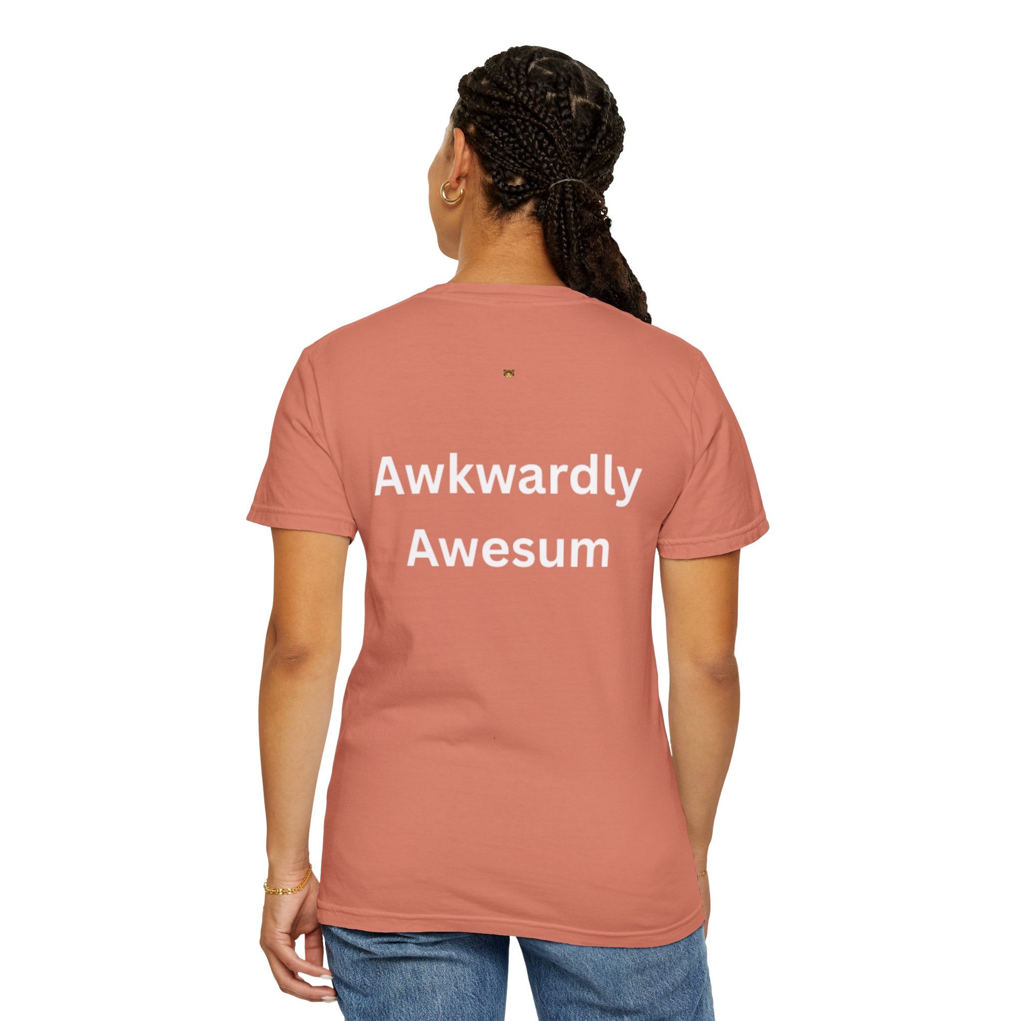 For the quietly iconic and unapologetically different. This tee celebrates the charm of being a little awkward and a lot awesome because confidence doesn’t have to be loud.