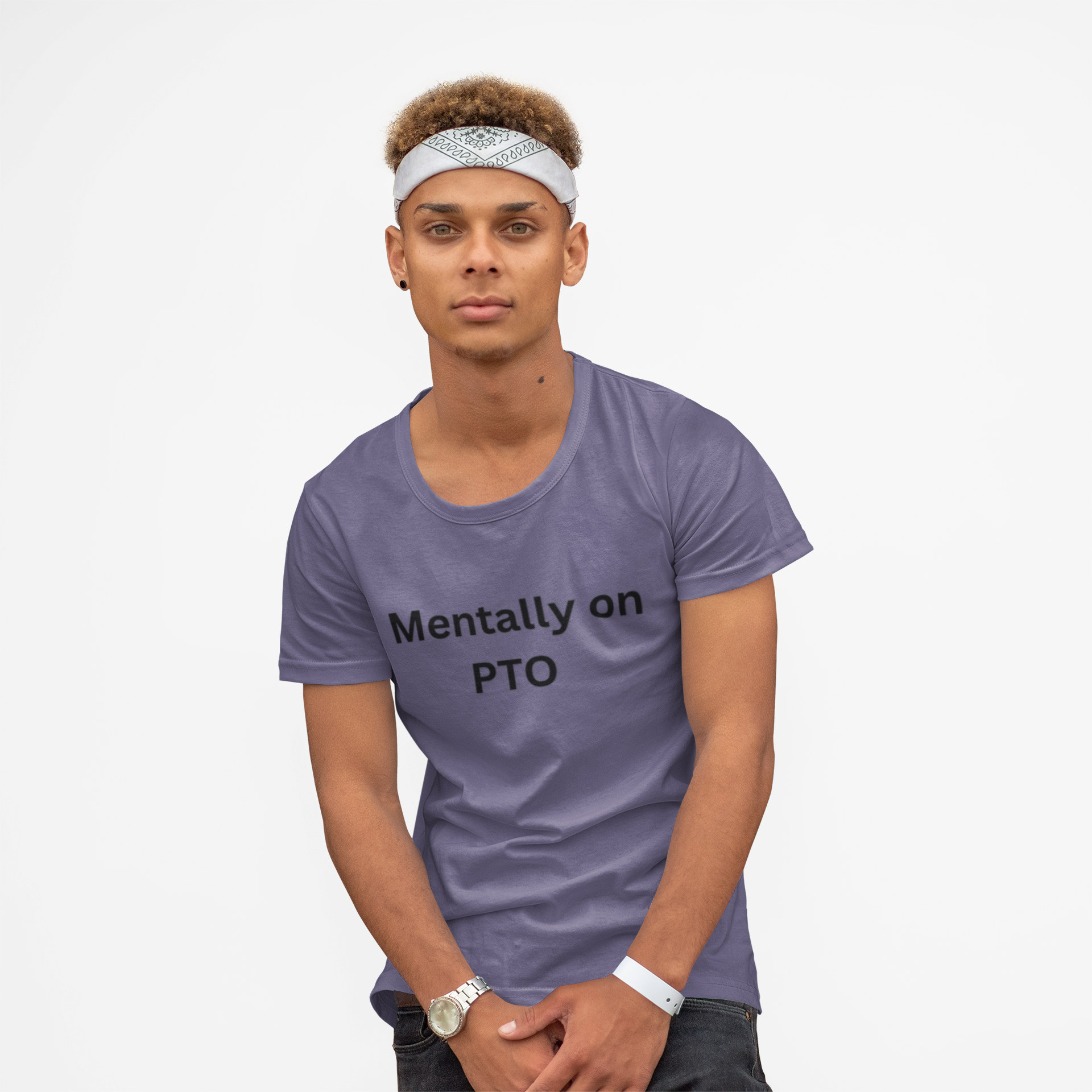 Physically present. Mentally checked out. This tee is for the ones counting down to vacation mode.