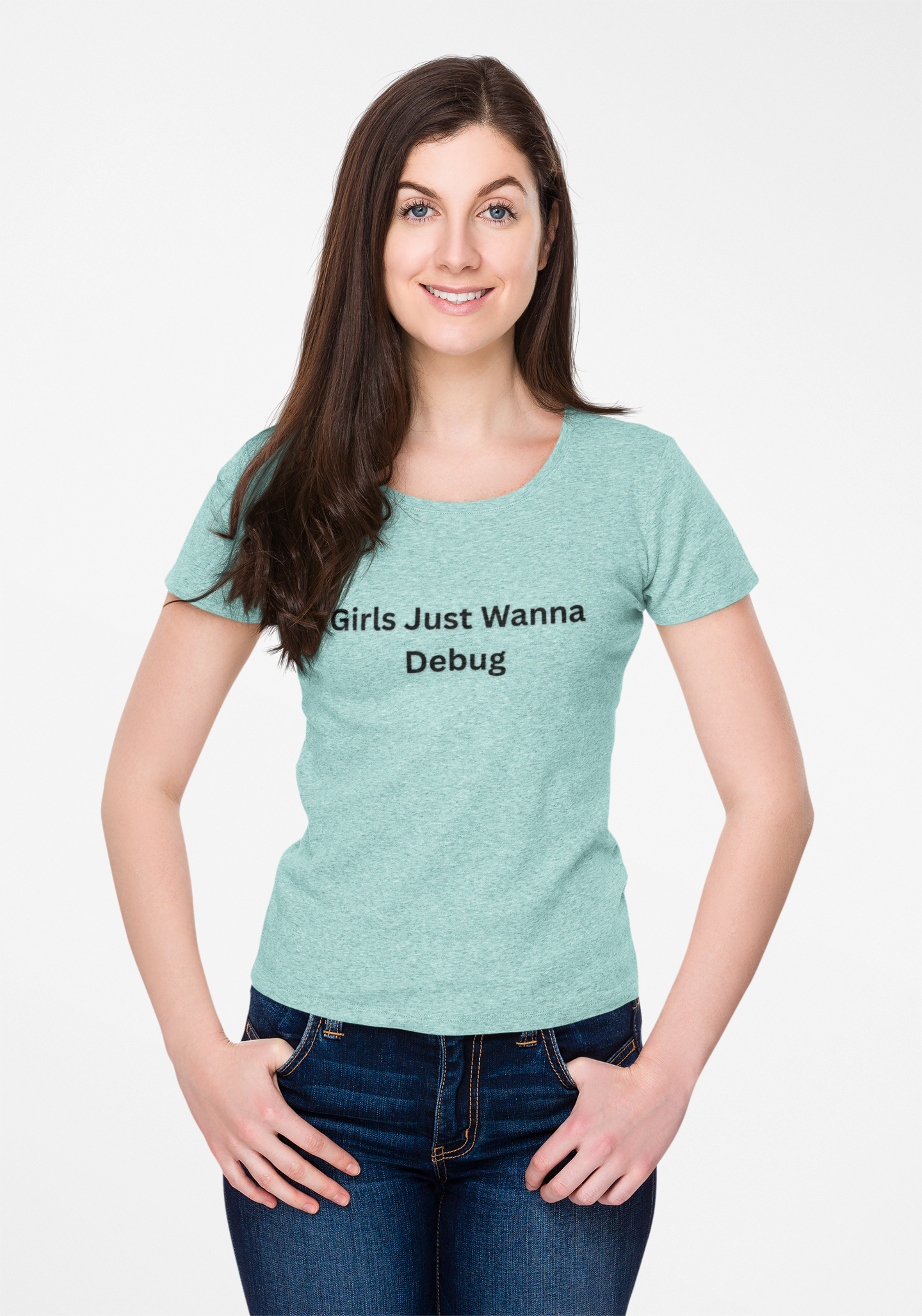 Because breaking bugs is better than breaking hearts. This tee celebrates the women who code, create, and conquer one error at a time. Bold, clever, and unapologetically brilliant.