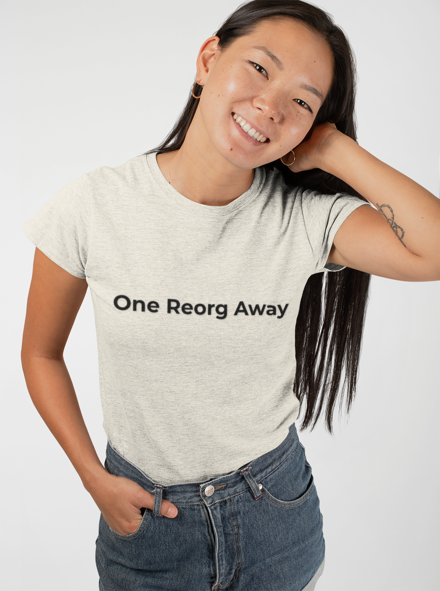 For anyone living sprint to sprint in corporate chaos. This tee captures the reality of modern work life, where stability feels temporary and you’re always just one reorg away from a new org chart.