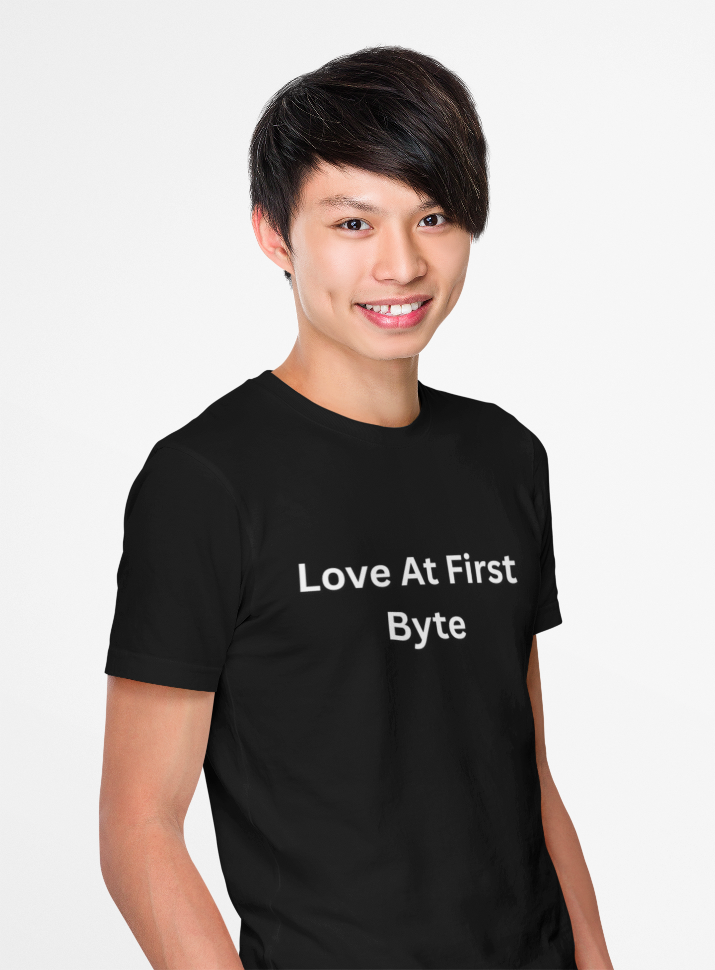 Fell for the code before the coder — a playful nod to tech romance, perfect for those who believe in instant connection (and strong Wi-Fi)