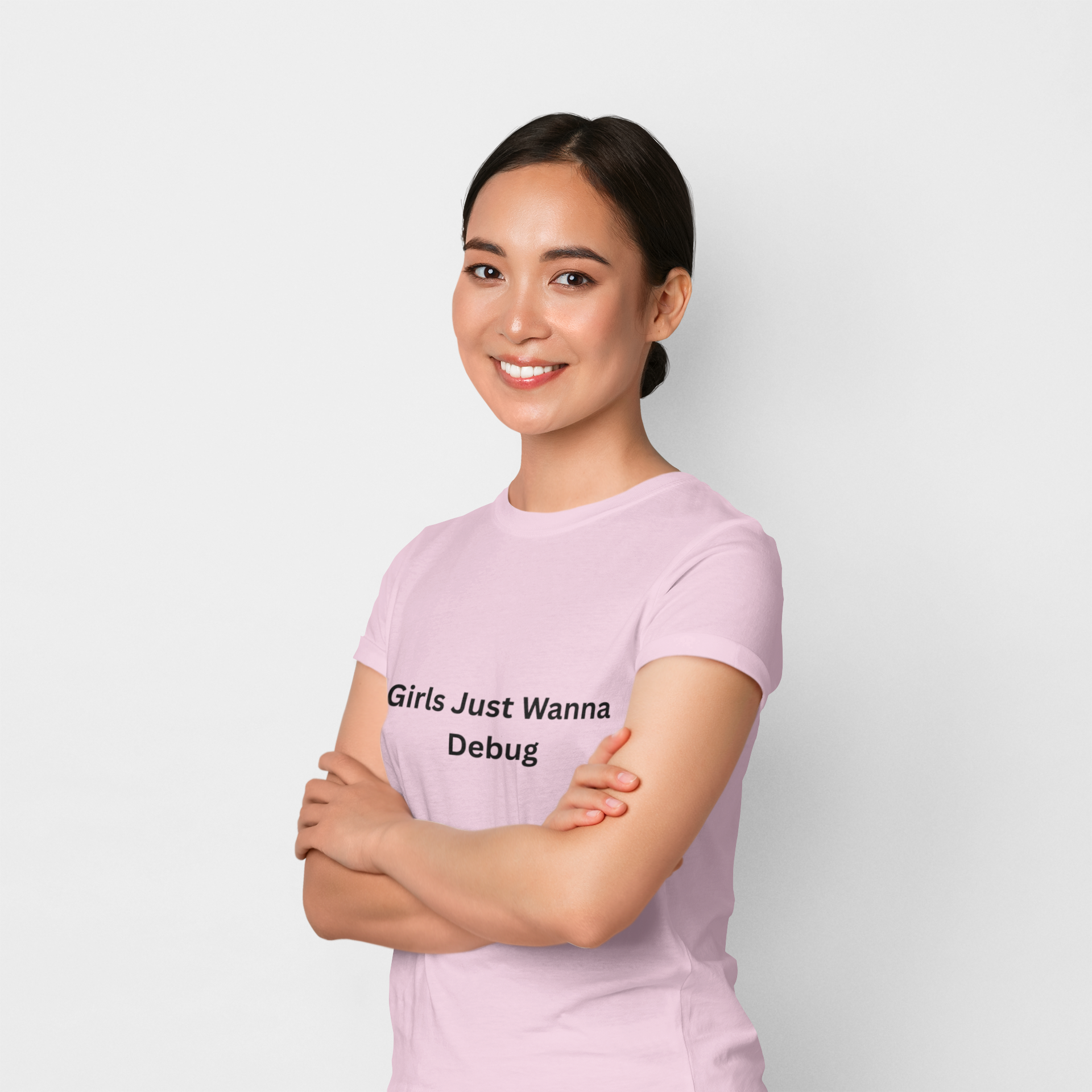 Girls Just Wanna Debug Tee - Because breaking bugs is better than breaking hearts.
