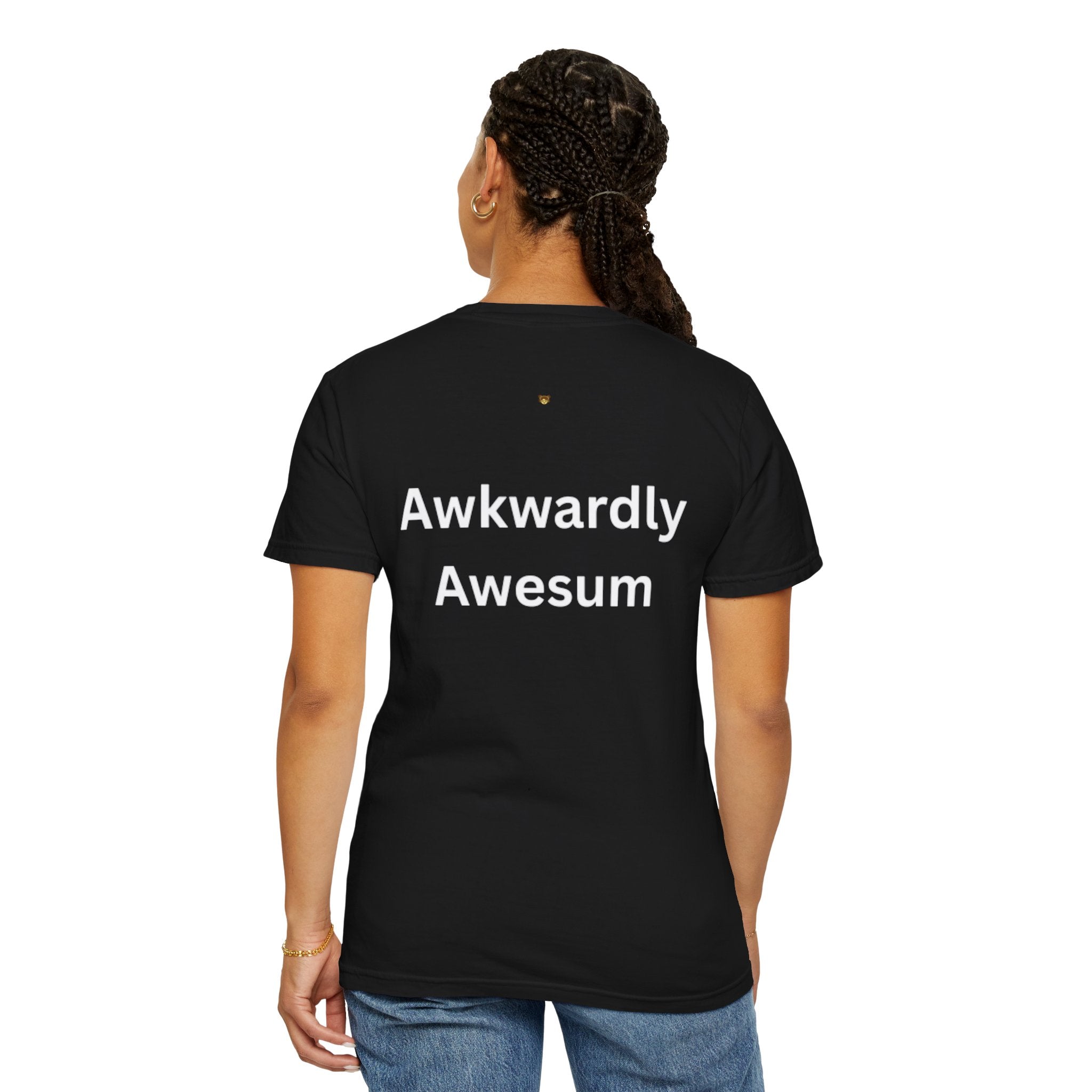 For the quietly iconic and unapologetically different. This tee celebrates the charm of being a little awkward and a lot awesome because confidence doesn’t have to be loud.